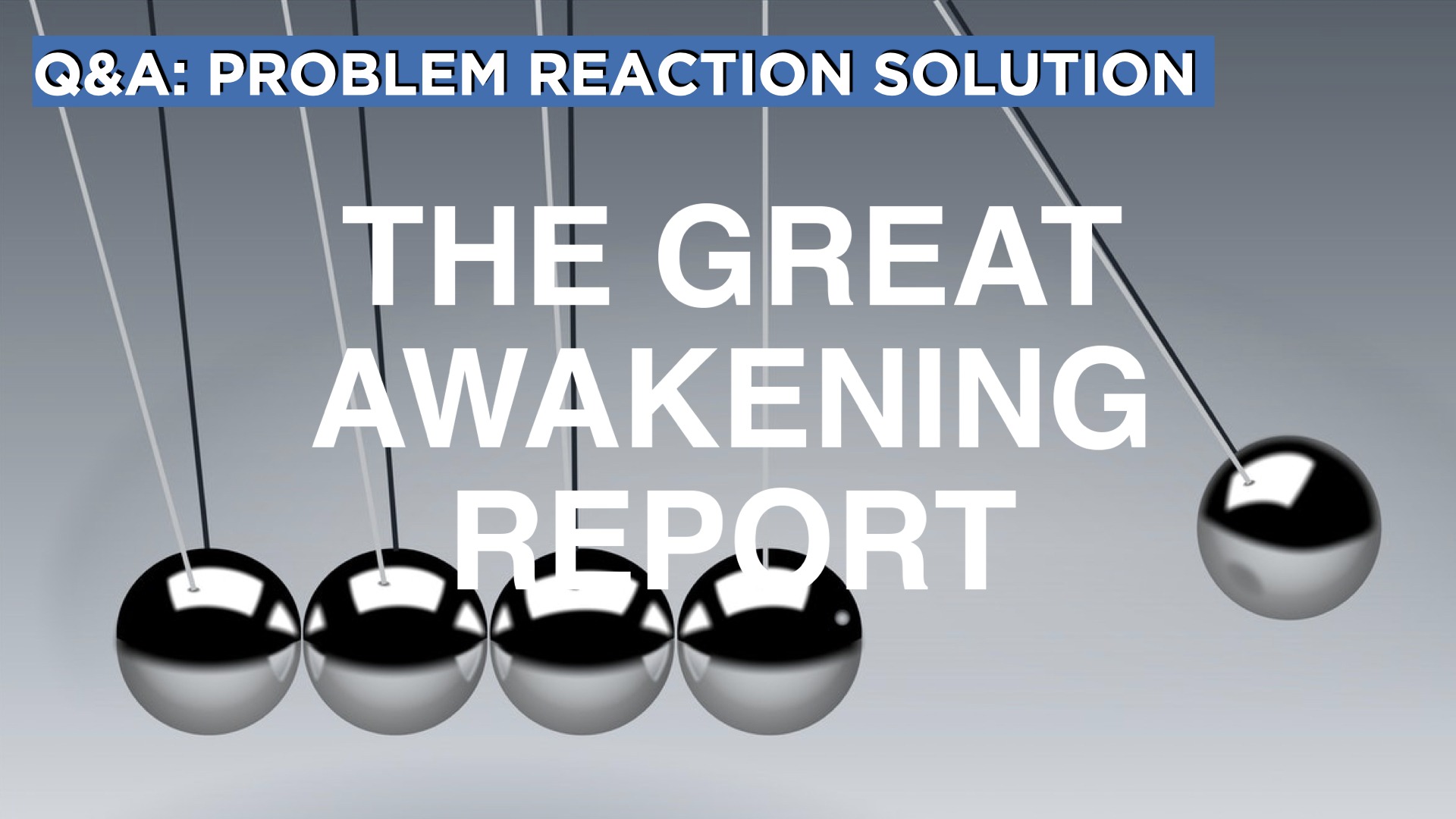 Problem Reaction Solution