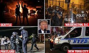 TRUMP REVIEWS DEFUND POLICE ORDERS