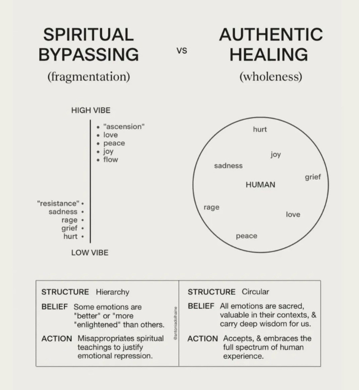 Spritutal Bypassing vs Authentic Healing