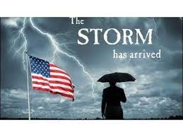 the storm has arrived
