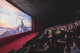 watching a movie